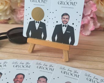 Who Has The Groom Scratch Card Game: Personalised Hen Party Game