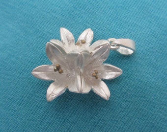 Pendant "Blossom" in silver