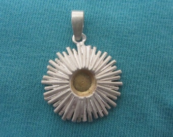 Pendant "Blossom" in silver, small