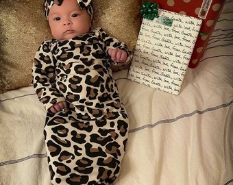 Leopard Newborn Outfit