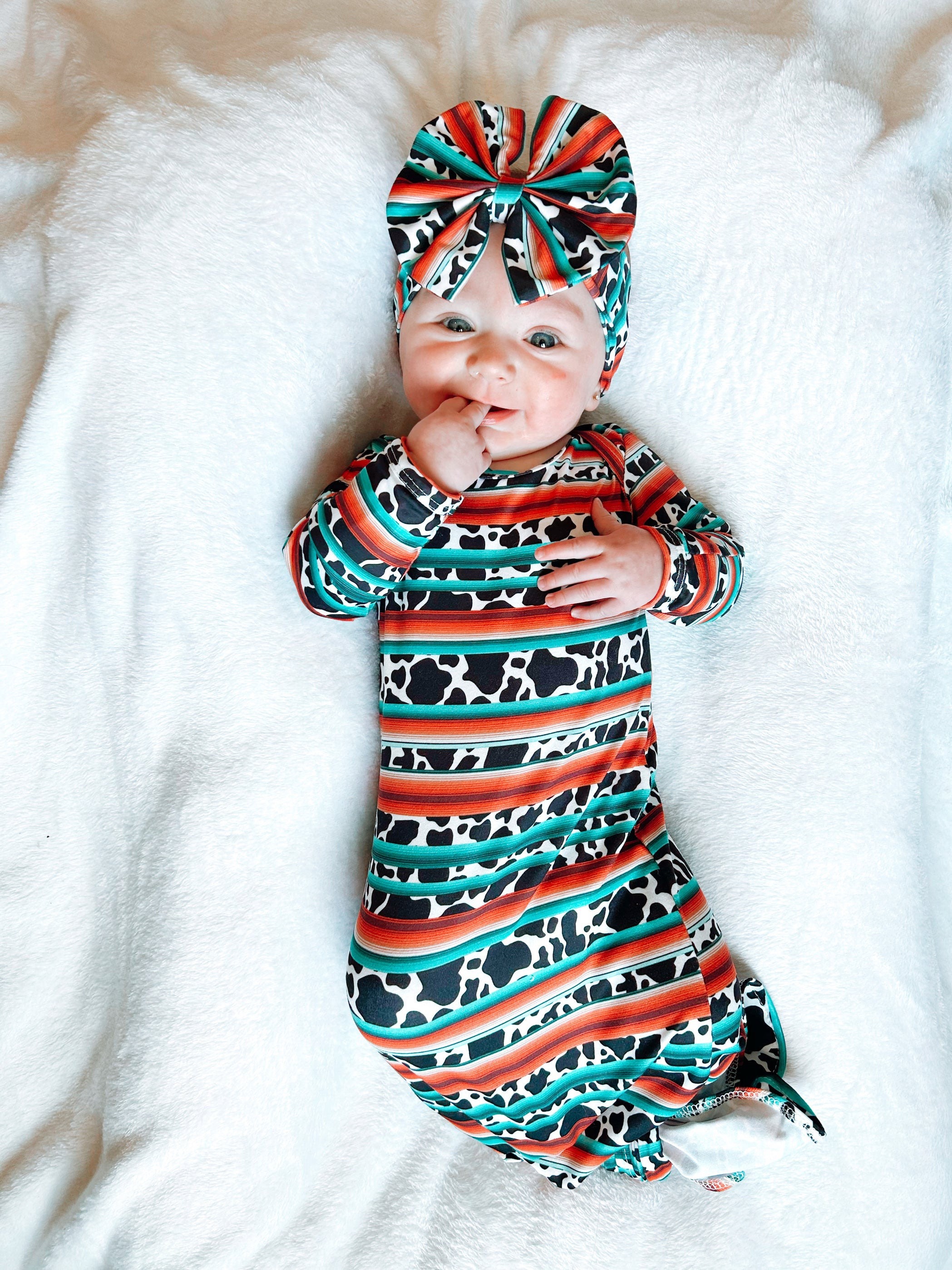 Serape baby swaddle 2025