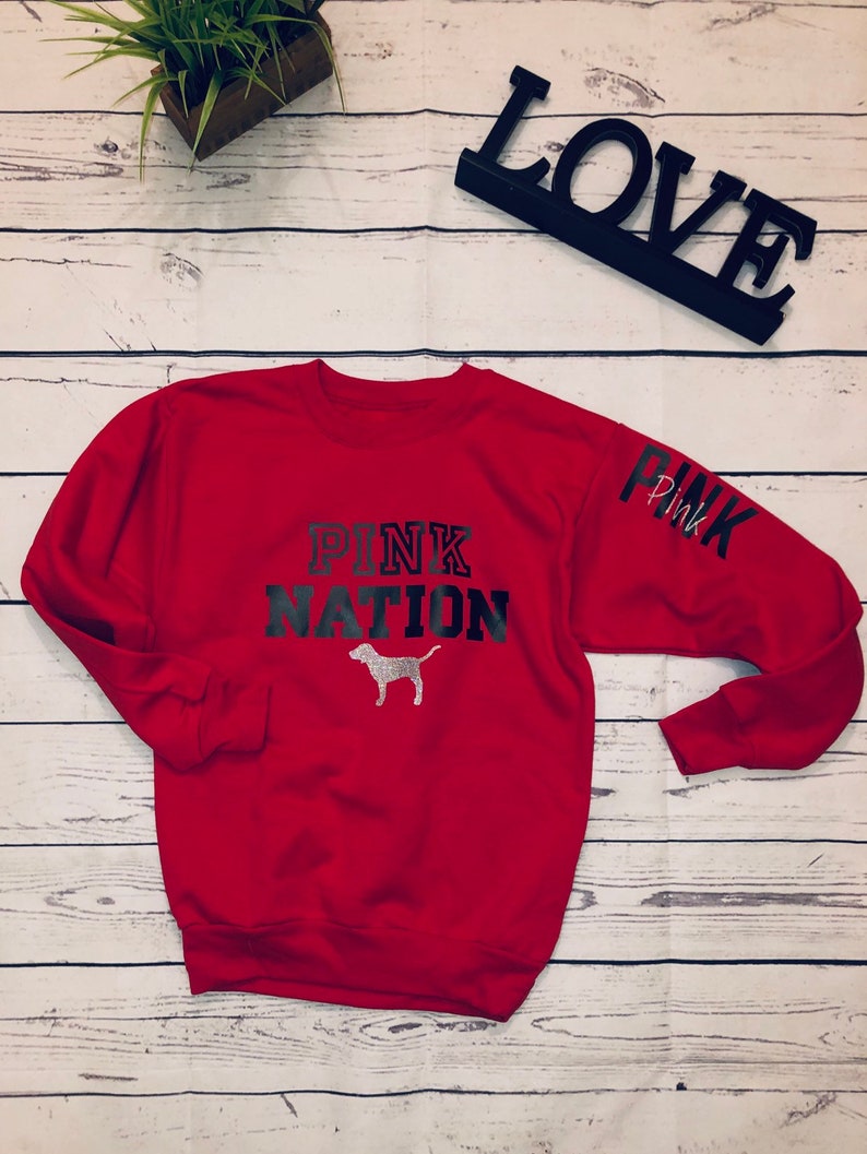 YOUTH large sweater youth pink inspired pink inspired pink pink vs baby baby pink vs