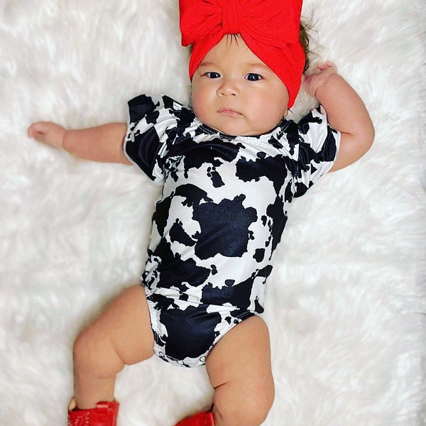 Cow Print Baby Etsy