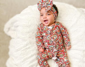 NEWBORN footie sleeper, Newborn, leopard, leopard footie sleeper, baby girl going home outfit baby outfit coming home brand new baby shower