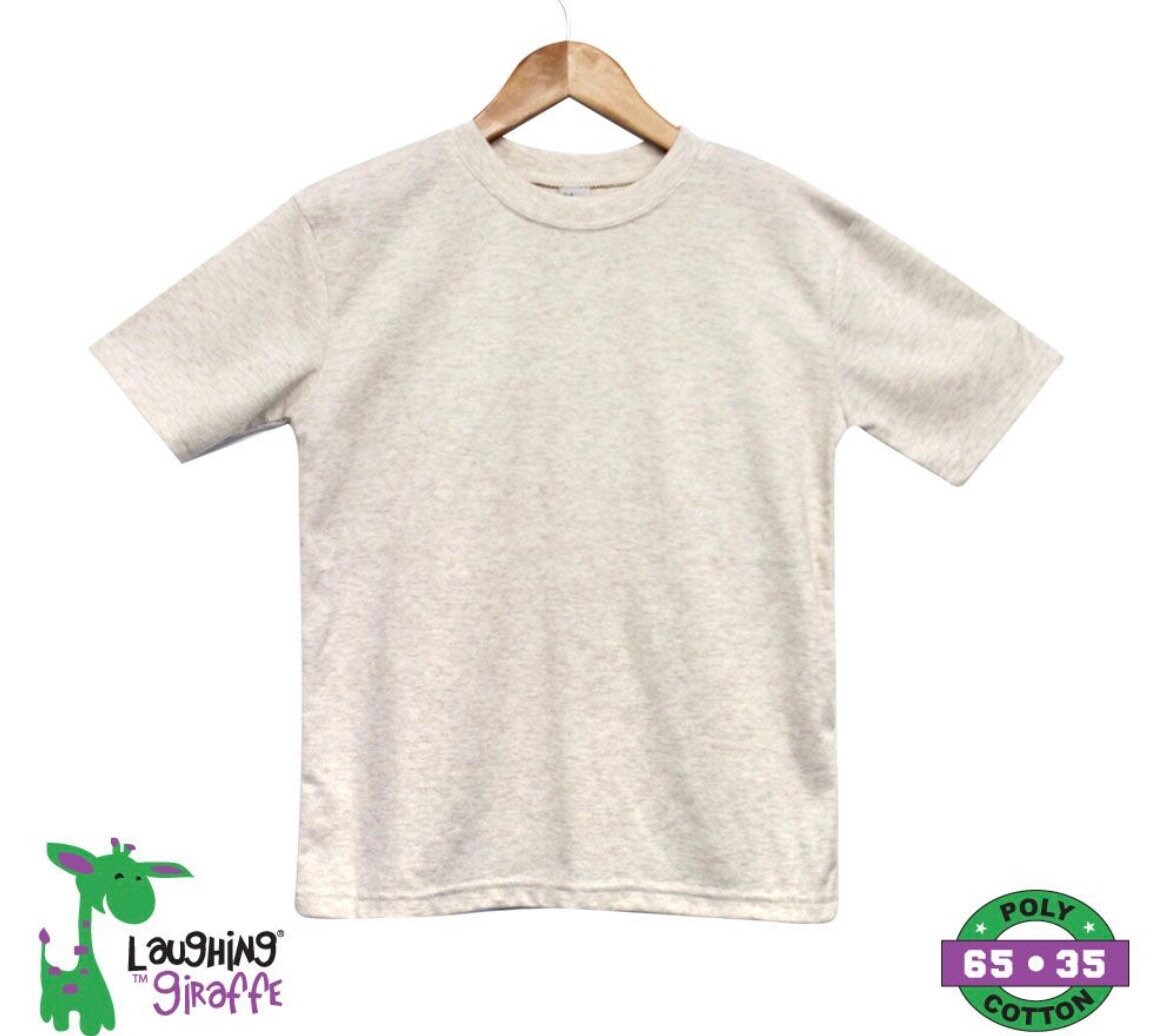 Oatmeal tshirt polyester baby blanks toddler blanks Etsy