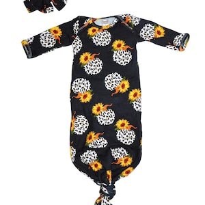 Leopard Kürbis Babykleid und Stirnband set, Baby-Kleid, Kürbis, Kürbis Leopard, Herbst Babykleid, Kürbis-Baby-Dusche, Baby-Geschenk, benutzerdefinierte