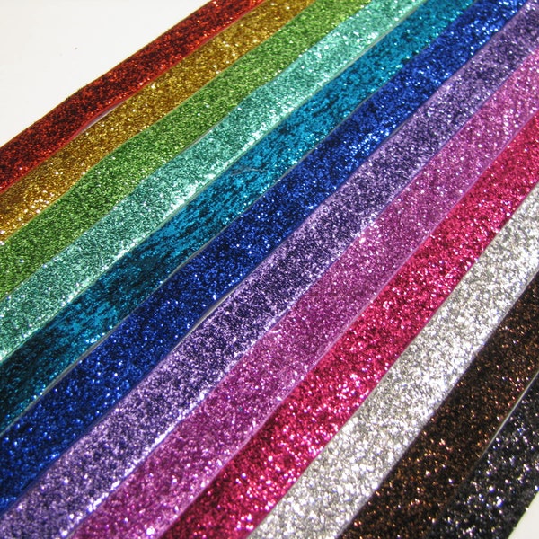 6 Dollar SALE - GLITTER HEADBANDS Adjustable Headband Non slip Velvet Back Sparkle Head band Athletic Sports Hair - Free Shipping