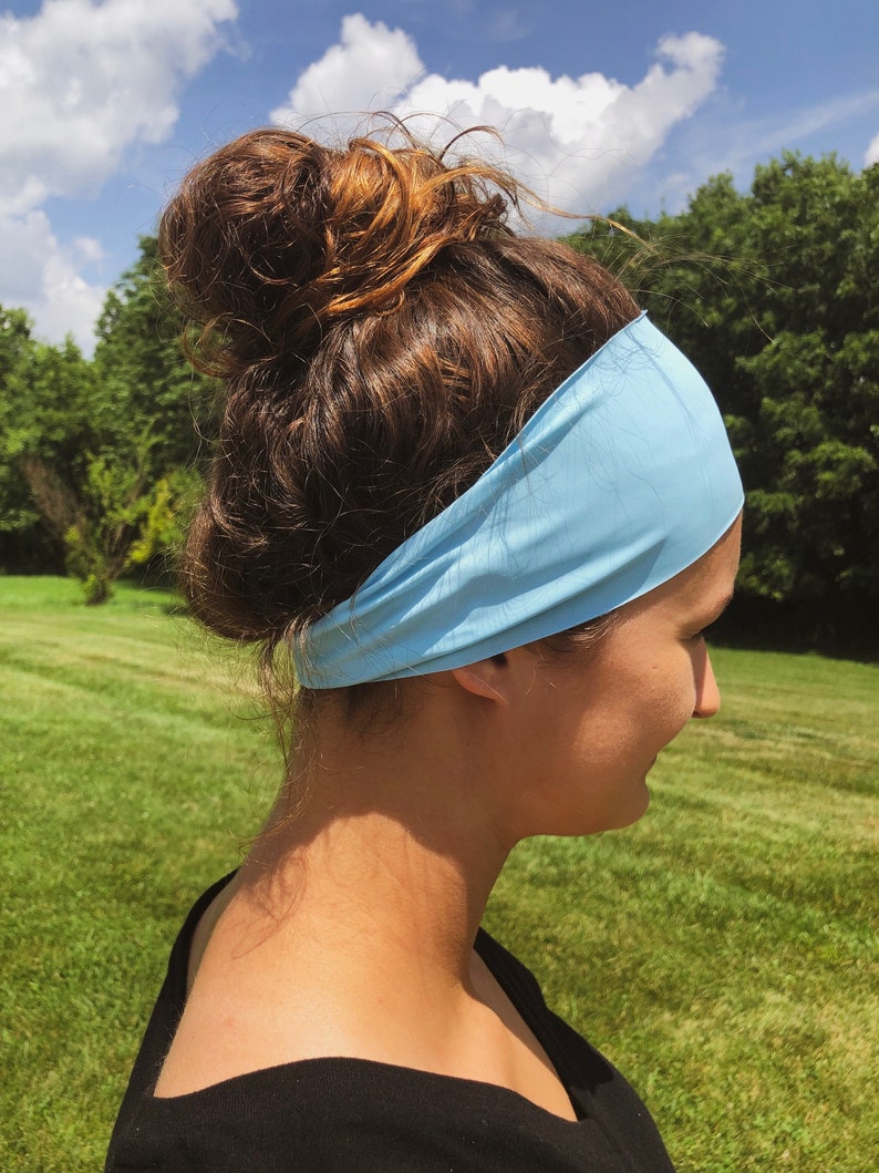 SPANDEX Lycra Wide Headband Handmade Stretch Boho Hair Bands Etsy