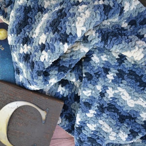 Easy Crochet Baby Blanket Pattern Crochet Toddler Blanket Pattern Beginner Crochet Blanket Pattern PDF Download image 2