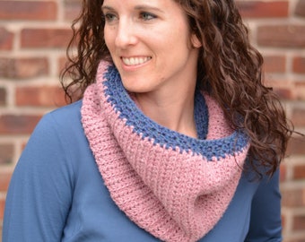 Easy Cowl Crochet Pattern for Beginners - Instant PDF Download