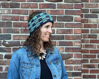 Textured Crochet Ear Warmer Pattern – Women's Sizes, Instant PDF