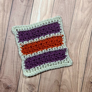 Crochet Blanket Square Pattern - 6-inch Afghan Block - Instant PDF Download