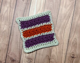 Crochet Blanket Square Pattern - 6-inch Afghan Block - Instant PDF Download