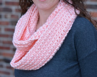 Crochet Infinity Scarf Pattern - Easy Bulky Yarn Scarf (Instant PDF Download)