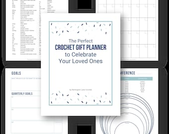 Crochet Project Planner for Gift Makers - Letter and A4 Size - Instant Digital Download