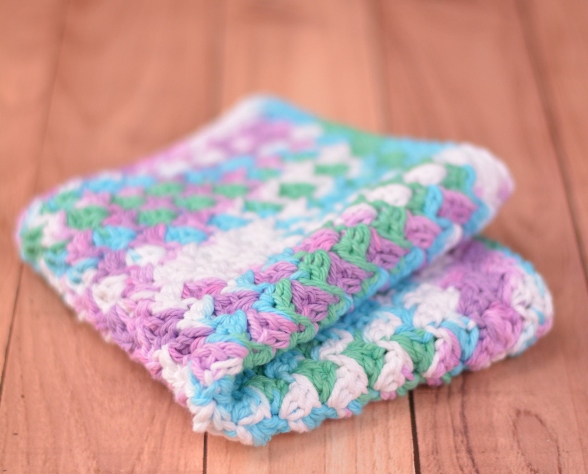 Washcloth Crochet Pattern Crochet Pattern for Dishcloth Etsy