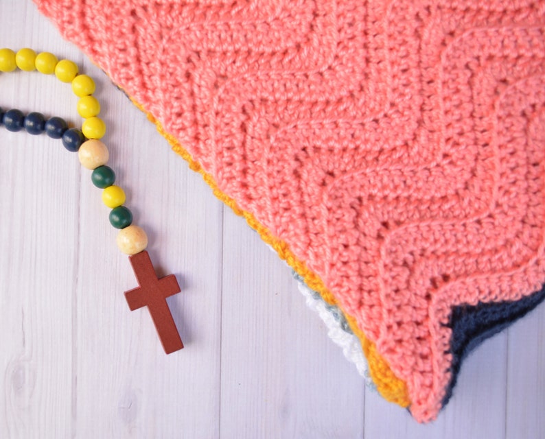 Crochet Prayer Shawl Pattern Crochet Pattern for Shawl Crochet Wrap Pattern Crochet Ripple Stitch Pattern PDF Download image 7