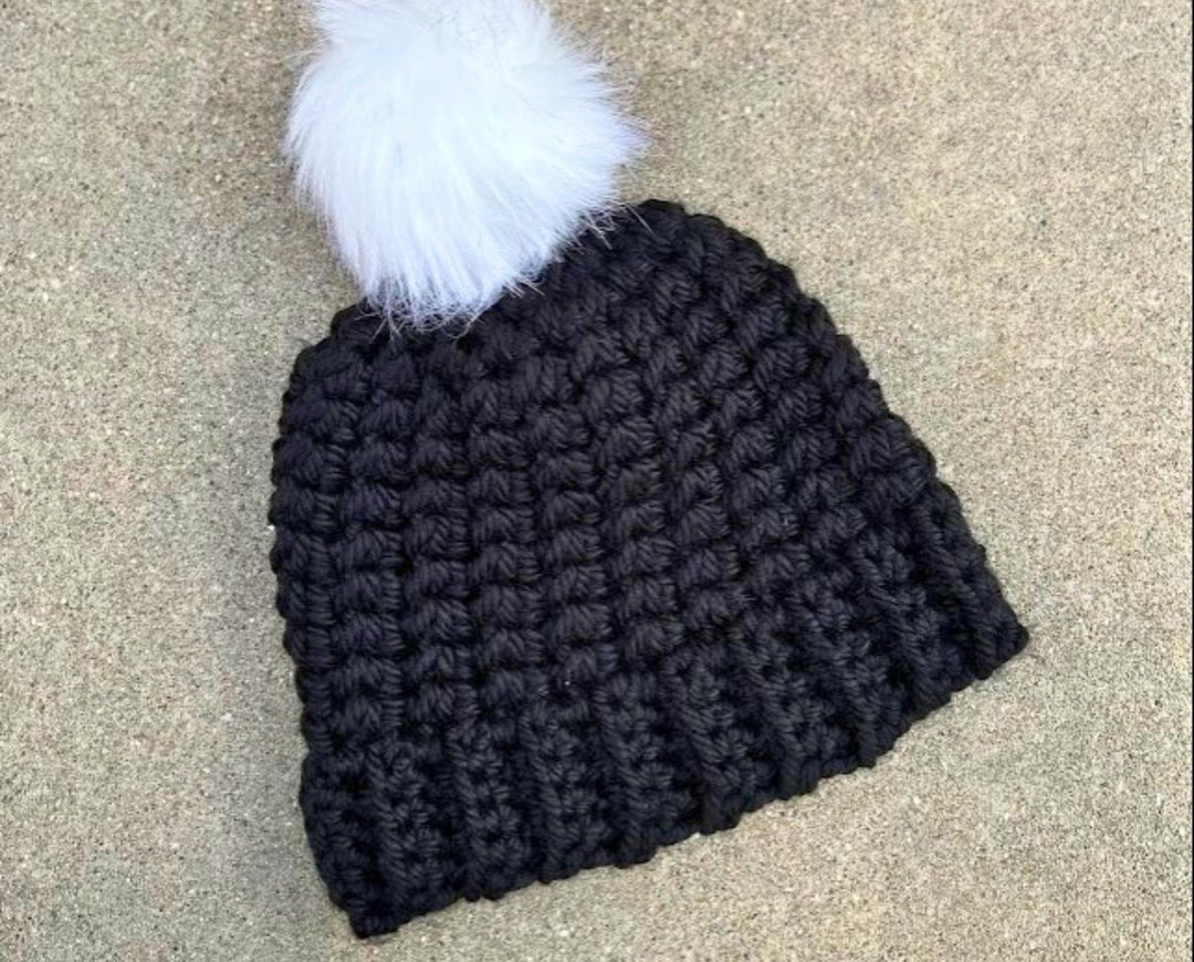 Super Bulky Crochet Beanie Pattern – Beginner Friendly, 6 Sizes (PDF ...