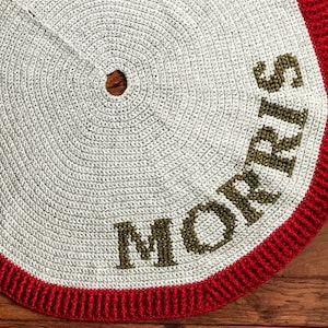 Crochet Tree Skirt Pattern - Christmas Tree Skirt Crochet Pattern - PDF Download