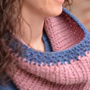 Easy Cowl Crochet Pattern for Beginners - Instant PDF Download image 3