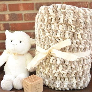 Patrón de manta de bebé de crochet fácil - Patrón de manta de crochet para niños pequeños - Patrón de manta de crochet para principiantes - Descargar PDF