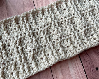 Textured Crochet Blanket Strip Pattern - Instant PDF Download