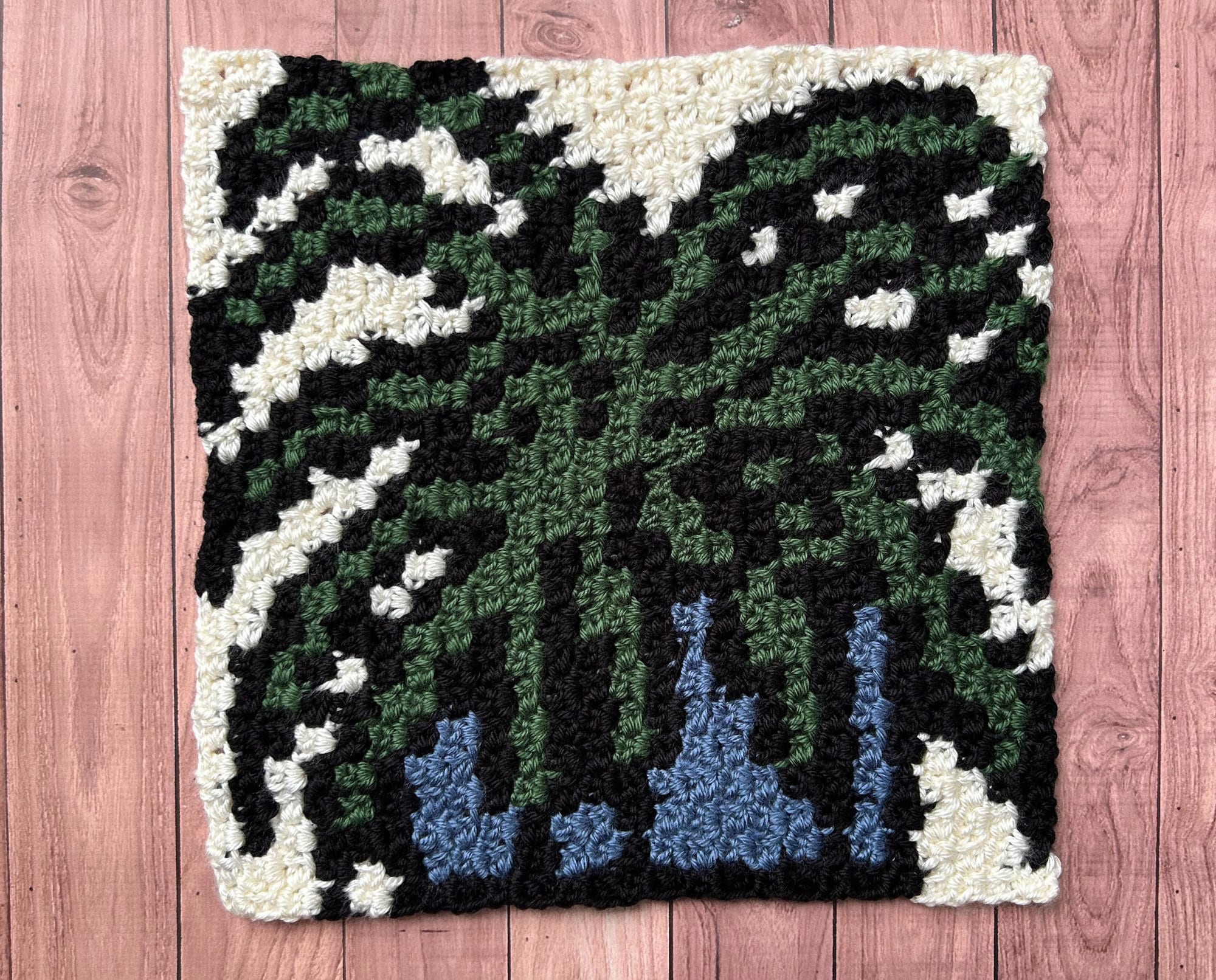 C2C Crochet Square