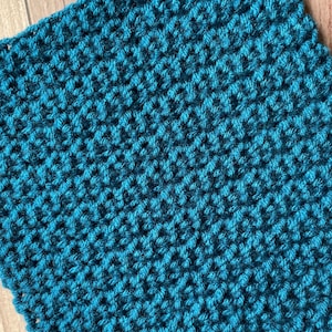 Alternate Single Crochet Square Pattern for Beginners - Instant PDF Download