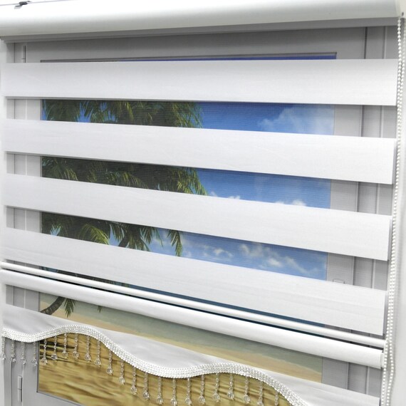 Brilliant Double Rollo White Uni Lizbon White Duorollo Window Door visually dense viscice sunscreen curtains darkening blinds