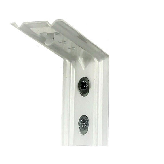 Wall Klemmer Double Rollo Duorollo Zebra Perde Gardinen Windowrollo Fixing Drilling Nous White Universal L form angle 2 pieces