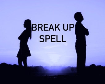 Break up parting of ways spell end relationship or friendship split them up casting ritual by coven same day