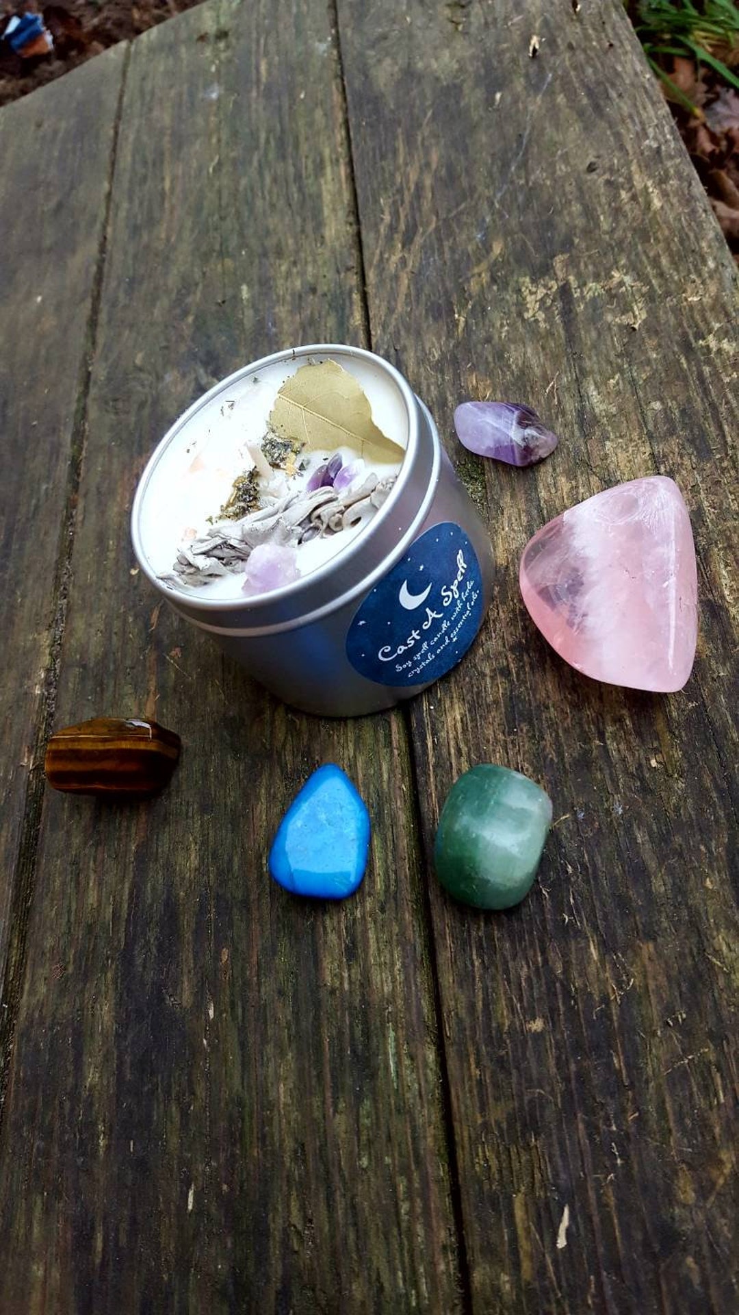 Powerful Protection Spell Candle cast a Spell Soy Wax Essential Oils ...