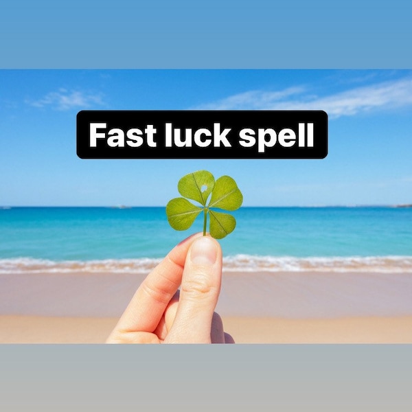 Fast luck spell spell casting sigil magic to bring luck prosperity and abundance