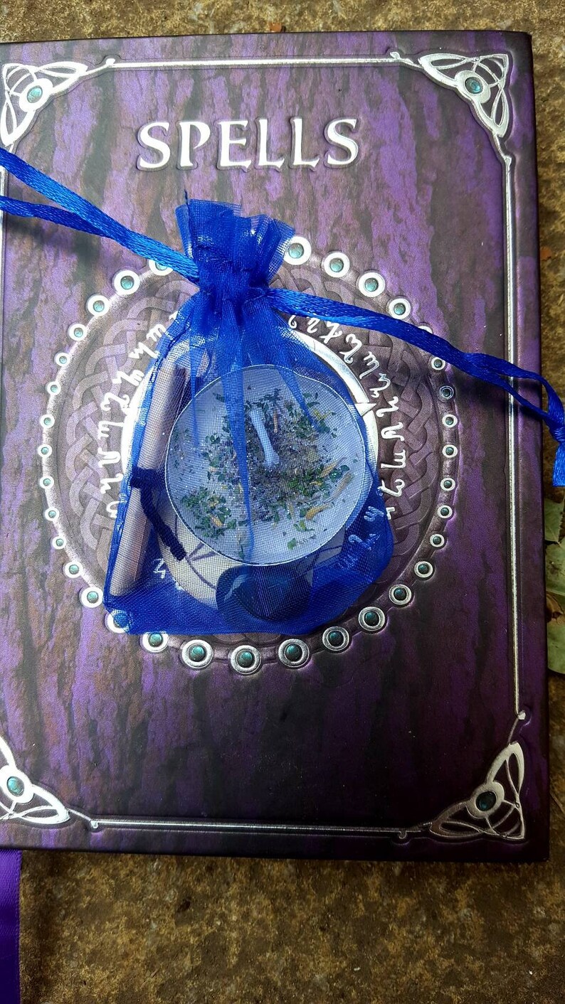 Easy spell kits with herbal candle, crystal, pentagram fast effects love money luck healing beauty, custom pagan wiccan witch gift set Custom