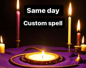 Fast same day casting custom spell ritual sigil tarot reading