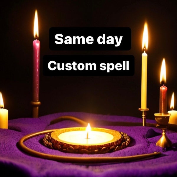 Fast same day casting custom spell ritual sigil tarot reading