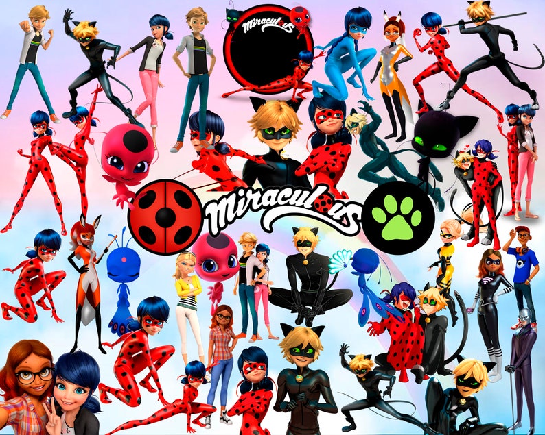 It is an image of Zany Miraculous Ladybug Clipart It is an image of Zany Miraculous Ladybug Clipart