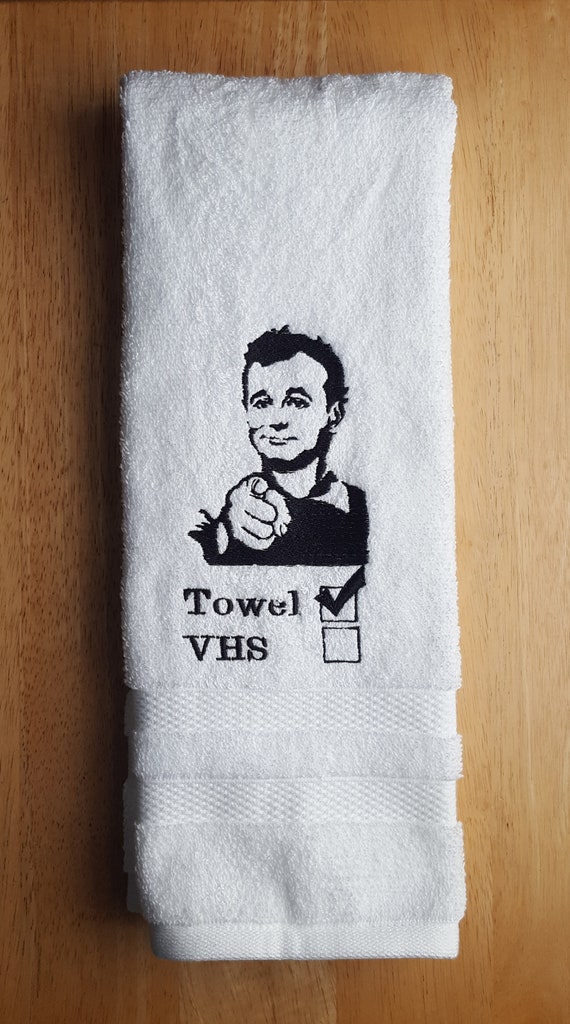 Bill Murray Scrooged Embroidered Hand Towel Gifts For Etsy