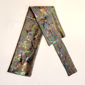 Iridescent Snakeskin Tail Bag
