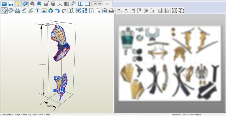 DIY Patterns /& Pepakura Ajusted Ana Bastet Cosplay