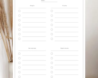 Gratitude Tracker | Printable PDF | Daily Gratitude Journal