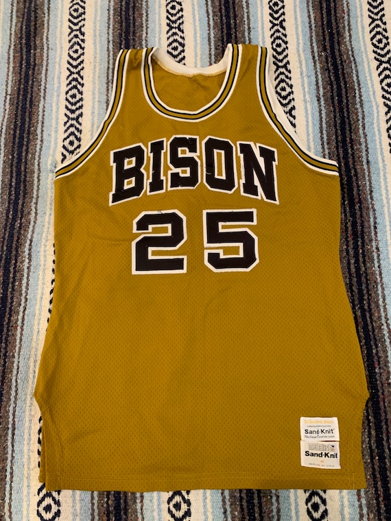 Vintage Bison’s basketball jersey