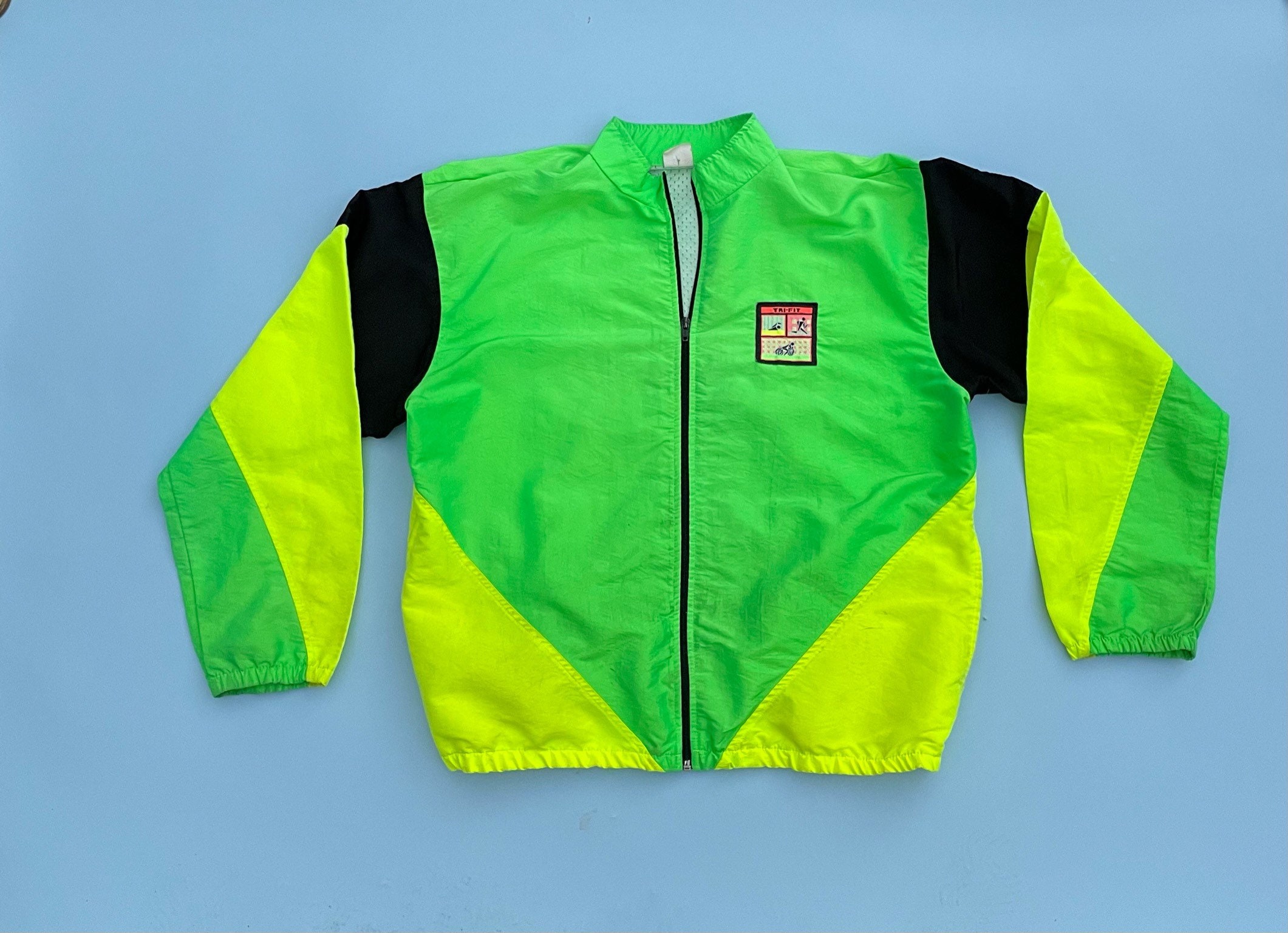 Neon Green Windbreaker - Etsy Australia