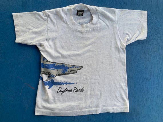 Vintage Kids Shark Tee | Daytona Beach T-Shirt | … - image 1