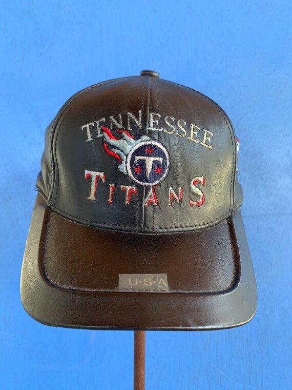 Vintage Tennessee Titans Leather Hat 