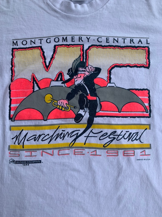 Vintage 1993 Montgomery Central Marching Festival… - image 1