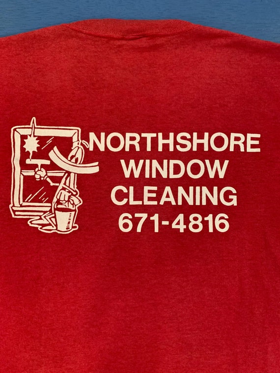 Vintage Jerzees NorthShore Window Cleaning T-Shirt