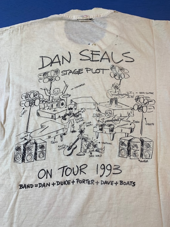 Vintage Dan Seals 1993 Tour Tee | Concert Shirt - image 1