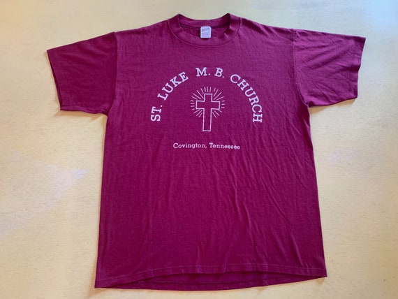 80's St. Luke Covington Tennessee Church Shirt | … - image 1