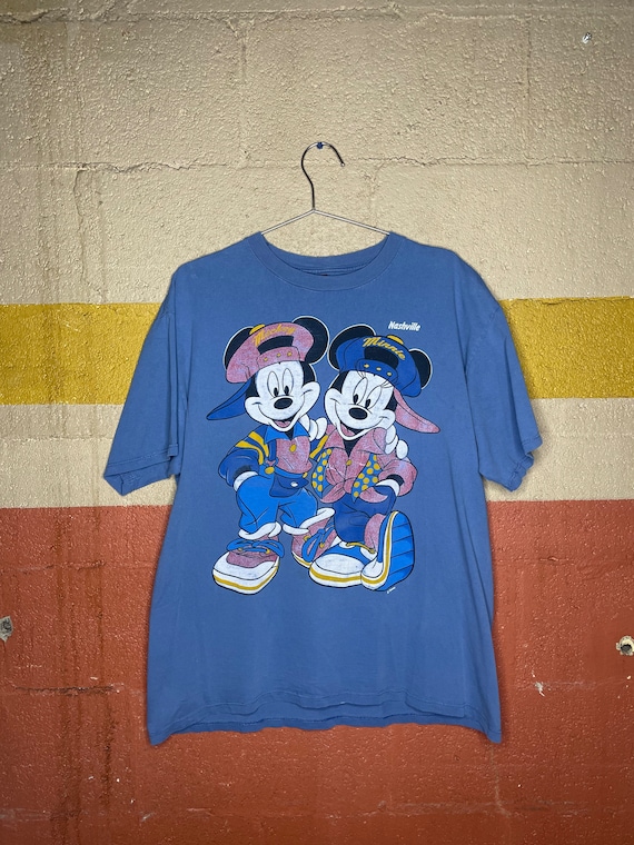 Vintage Mickey & Minnie Mouse Nashville Shirt | Disne… - Gem